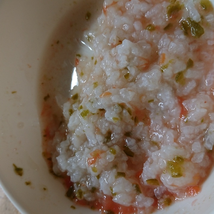 離乳食中期 トマトとピーマンの粥 レシピ 作り方 By ぱちくりさん 楽天レシピ 離乳食中期 トマトとピーマンの粥 レシピ 作り方 By ぱちくりさん 楽天レシピ